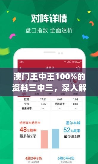 三中三澳門(mén)，探索神秘之地，揭示獨(dú)特魅力，探索神秘魅力，澳門(mén)三中三之旅揭秘獨(dú)特風(fēng)采