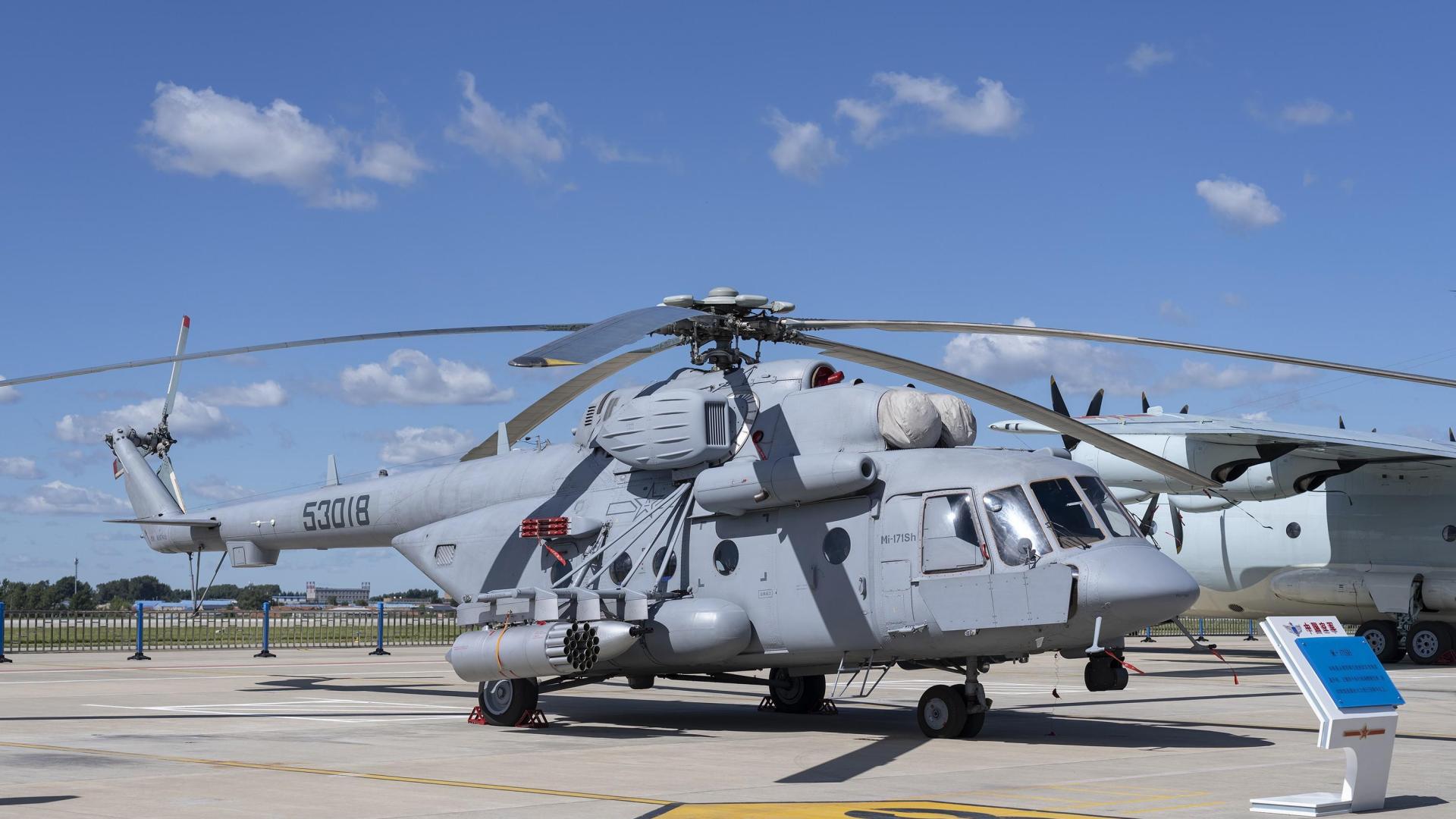 米-171SH武裝直升機(jī)，空中力量的璀璨明珠，米-171SH武裝直升機(jī)，空中璀璨明珠的震撼展現(xiàn)