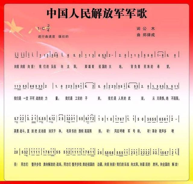 中國(guó)人民解放軍軍歌，榮耀與傳承的象征，中國(guó)人民解放軍軍歌，榮耀傳承的象征